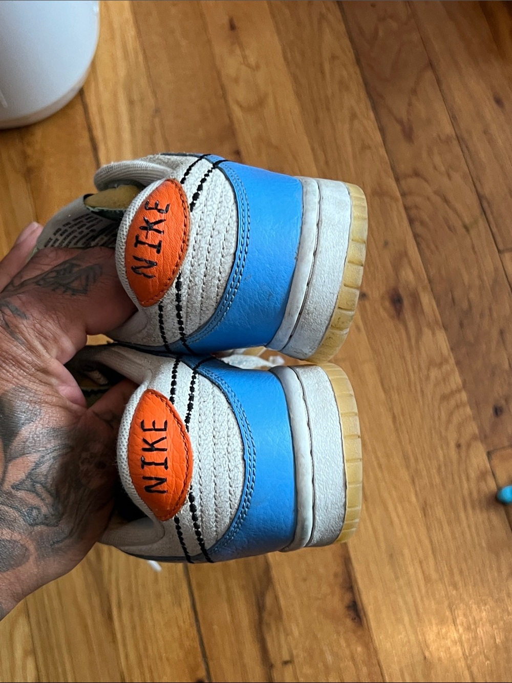 Nike dunk Kids Low-Top Sneakers in multicolored youth 3.5Y - Picture 4 of 9
